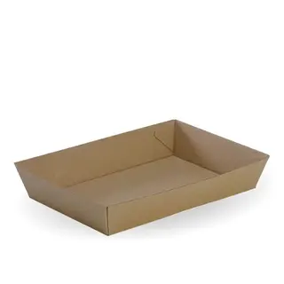 Greenmark Corrugated Tray Kraft Large