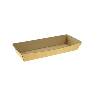 Greenmark Corrugated Tray Kraft Hot Dog