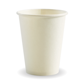 White Single Wall 12oz Paper Coffee Cup