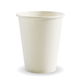 White Single Wall 8oz Paper Coffee Cup