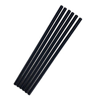 Jumbo Paper Straws Black 5 Ply