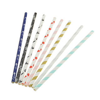 Regular Paper Straws Mixed 3 Ply