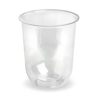 BioPak 500mL Clear Bioplastic Unbranded Tumbler