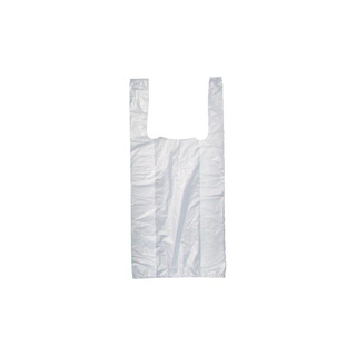 Small Reusable Plastic Carry Bag 36um Plain