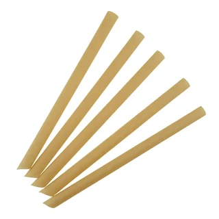 Bubble Tea Sugarcane Straws Individually Wrapped Bevelled