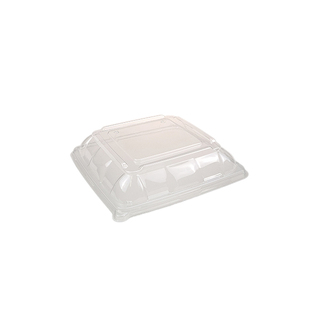 PET Lids for Small Sugarcane Catering Tray