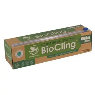 BioCling Biodegradable Cling Wrap 33cm x 600m