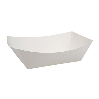 Greenmark Paper Food Tray White Extra Large