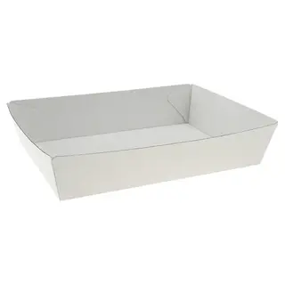 Greenmark Corrugated Tray White Extra Large