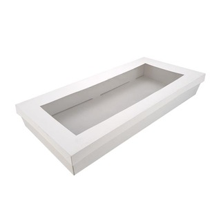 Greenmark Cardboard Catering Tray Lid White Large