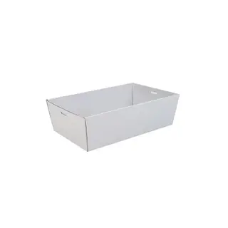 Greenmark Cardboard Catering Tray Base White Small